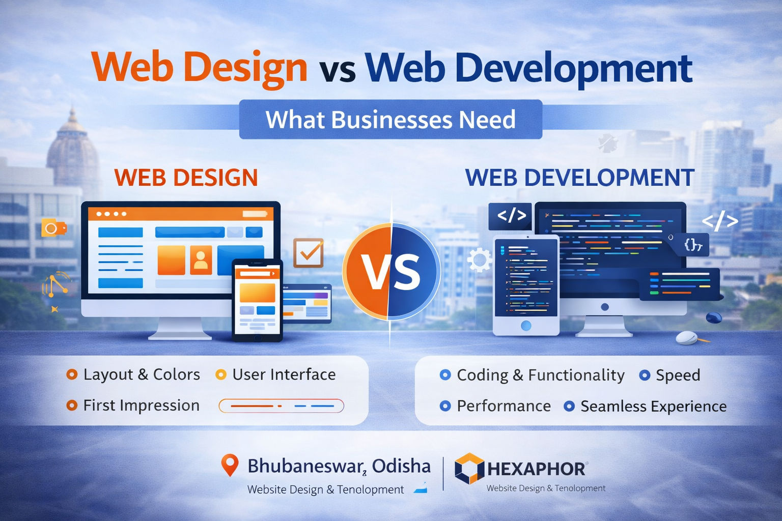 Web Design vs Web Development: What Businesses Need